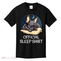 French Bulldog Sleep For Frenchie Lover Kids T-Shirt thumb 0