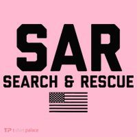 FRONT & BACK Search And Rescue American Flag SAR Team Coaster thumb 2