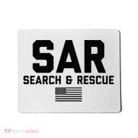 FRONT & BACK Search And Rescue American Flag SAR Team Mousepad thumb 0