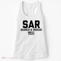 FRONT & BACK Search And Rescue American Flag SAR Team Women's Tank Top thumb 0