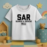 FRONT & BACK Search And Rescue American Flag SAR Team Toddler T-Shirt thumb 3