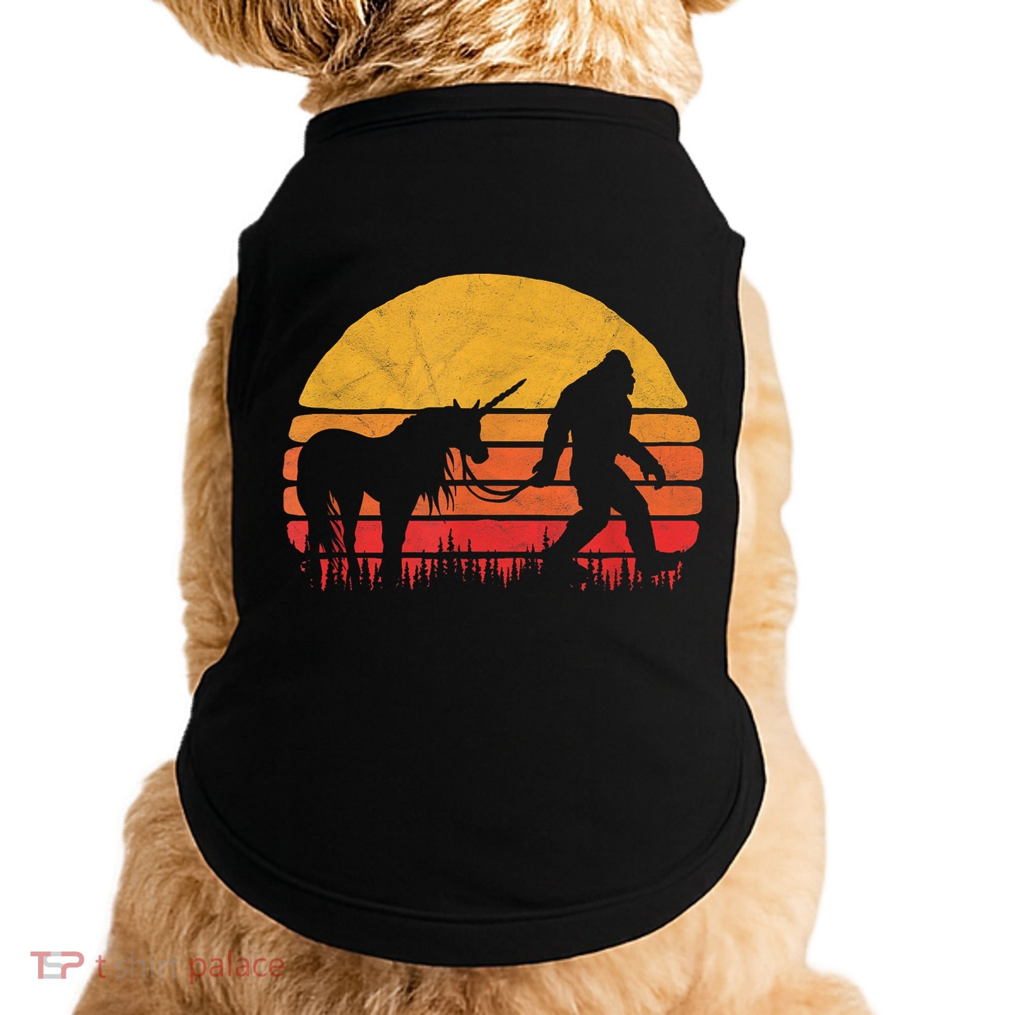 Funny Bigfoot Sasquatch & Unicorn Legends! Doggie Tank