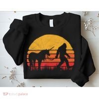 Funny Bigfoot Sasquatch & Unicorn Legends! Sweatshirt thumb 2