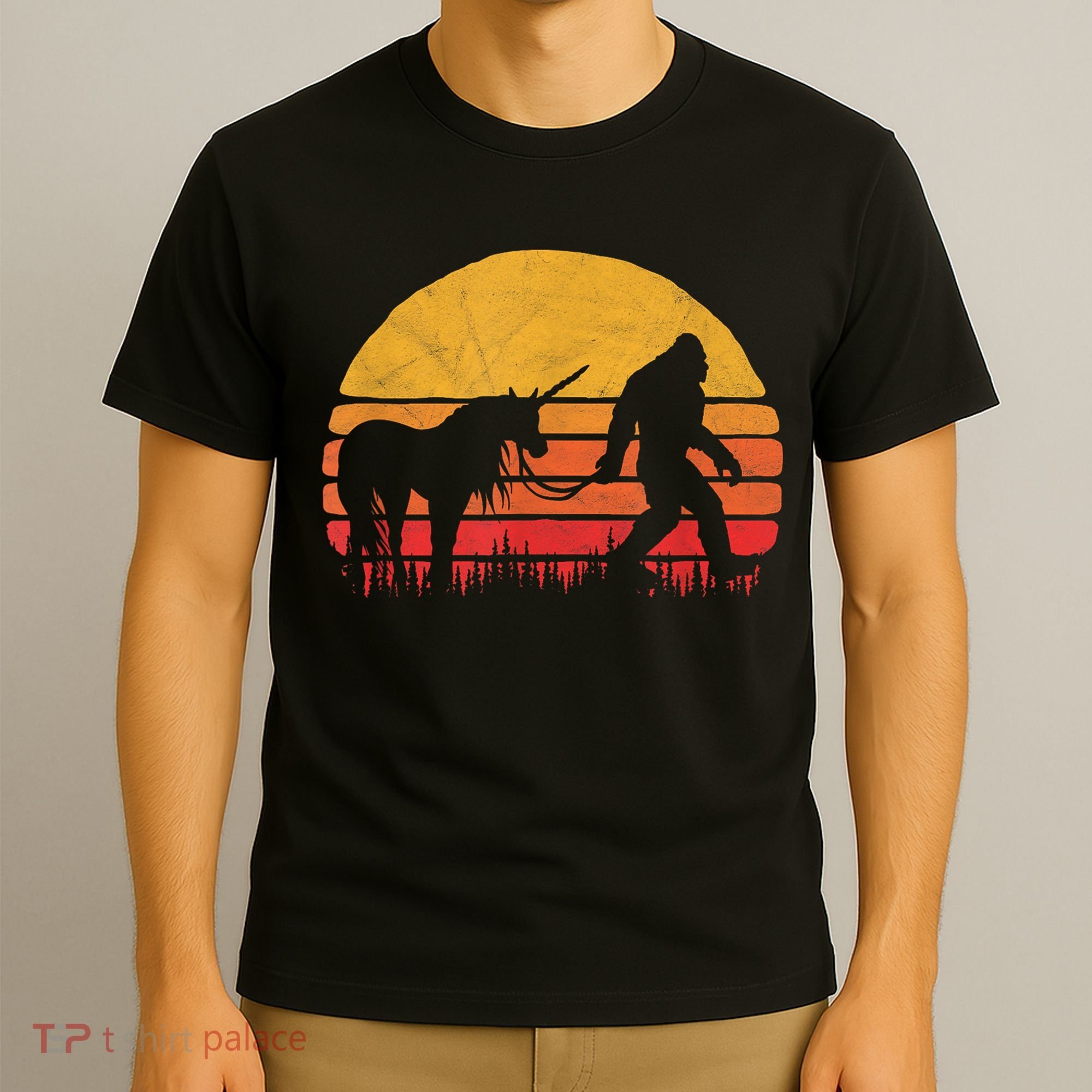 Funny Bigfoot Sasquatch & Unicorn Legends! T-Shirt