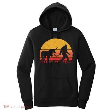 Funny Bigfoot Sasquatch & Unicorn Legends! Women's Hoodie