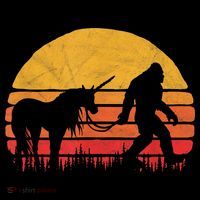 Funny Bigfoot Sasquatch & Unicorn Legends! Women's Hoodie thumb 2