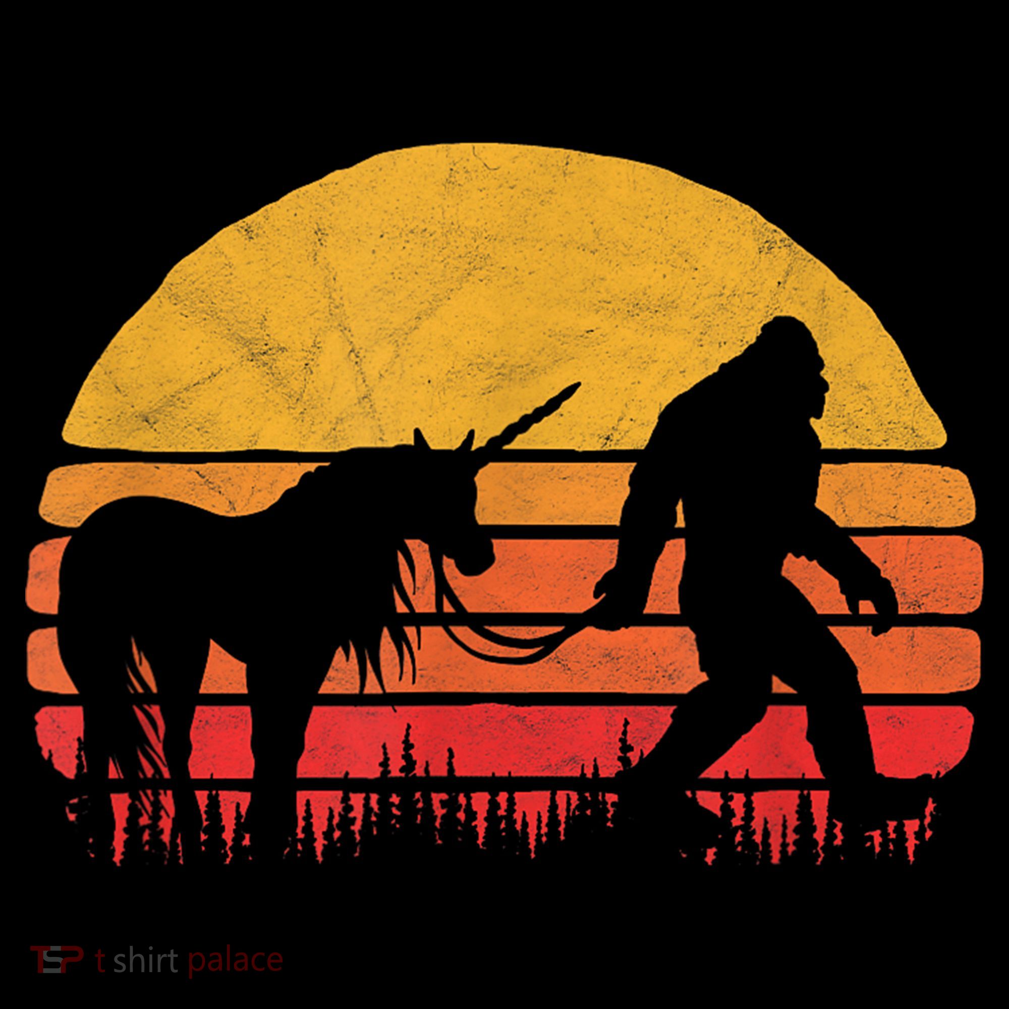Funny Bigfoot Sasquatch & Unicorn Legends! Women's Hoodie