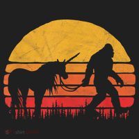 Funny Bigfoot Sasquatch & Unicorn Legends! Hat thumb 2