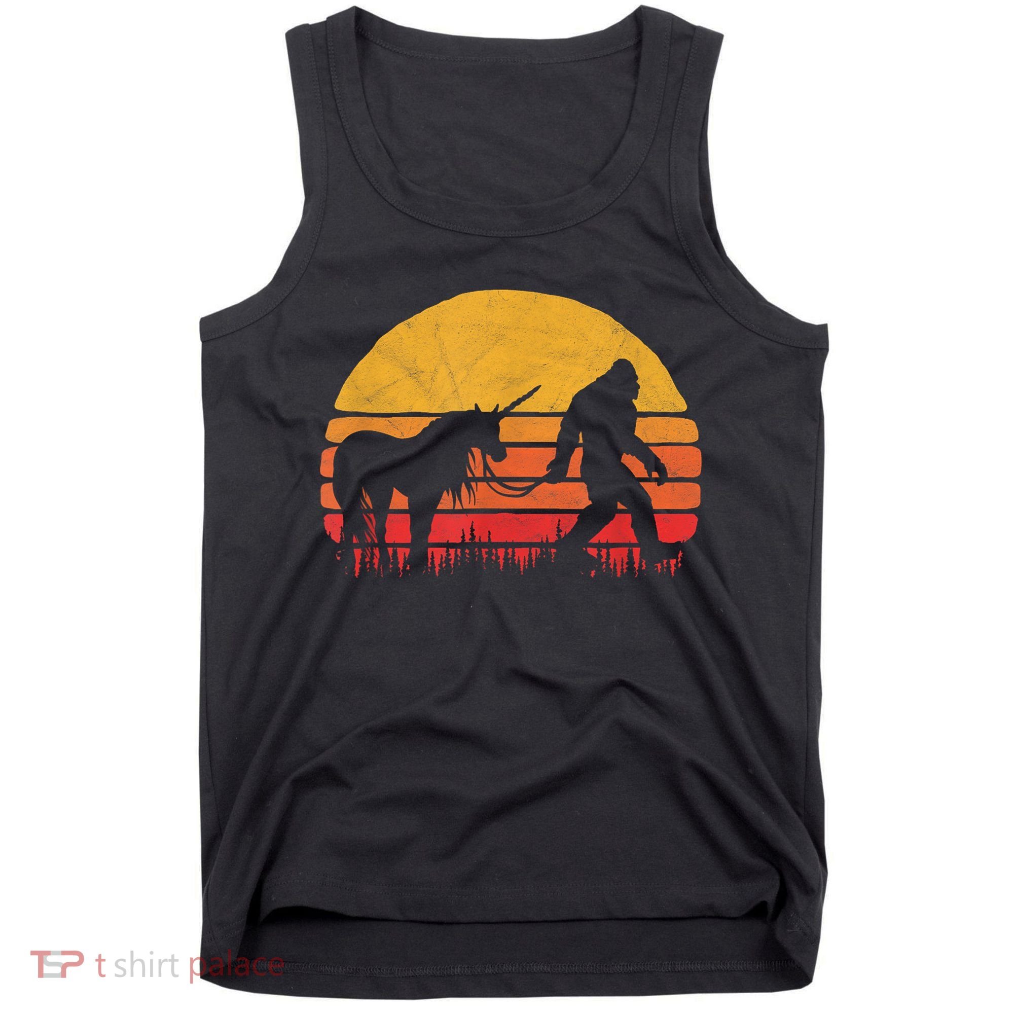 Funny Bigfoot Sasquatch & Unicorn Legends! Tank Top