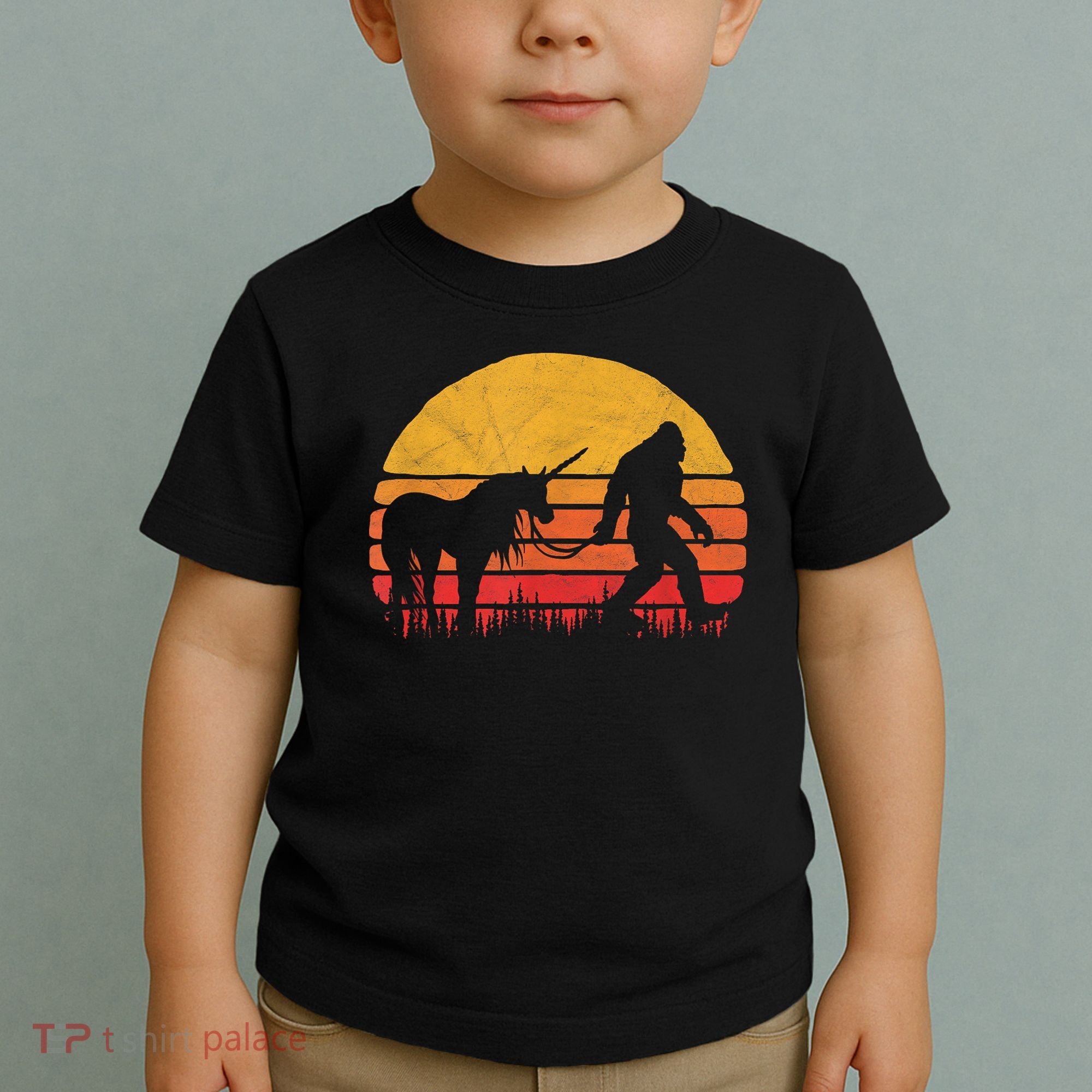 Funny Bigfoot Sasquatch & Unicorn Legends! Toddler T-Shirt