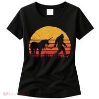 Funny Bigfoot Sasquatch & Unicorn Legends! Women's T-Shirt thumb 0