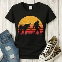 Funny Bigfoot Sasquatch & Unicorn Legends! Women's T-Shirt thumb 3