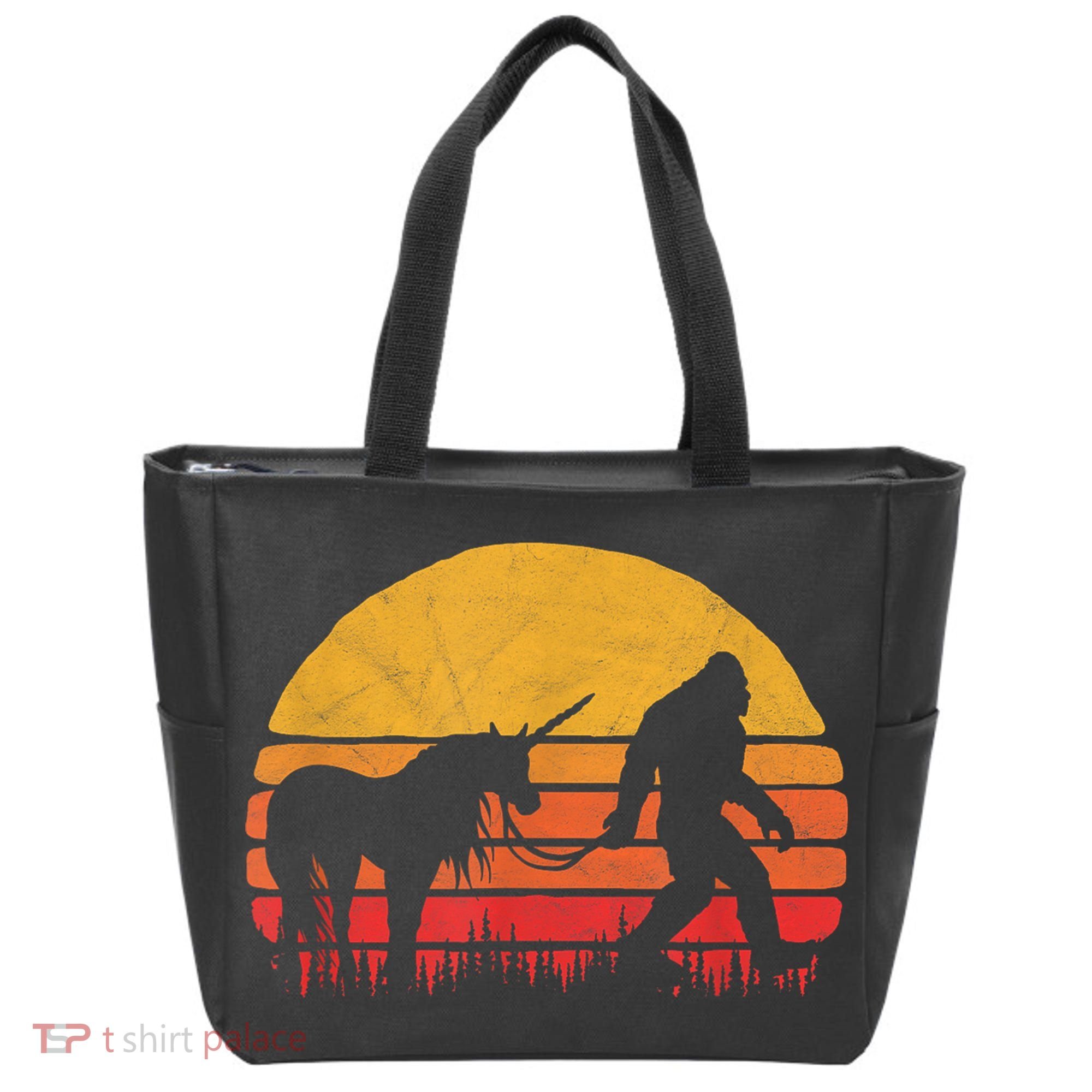Funny Bigfoot Sasquatch & Unicorn Legends! Tote Bag