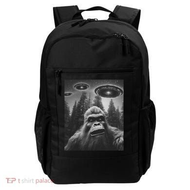 Funny Bigfoot Sasquatch Alien Ufo Backpack
