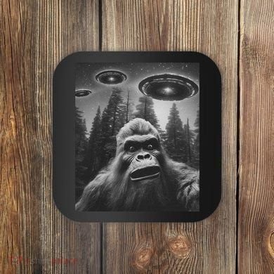 Funny Bigfoot Sasquatch Alien Ufo Coaster