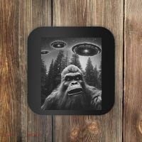 Funny Bigfoot Sasquatch Alien Ufo Coaster thumb 0