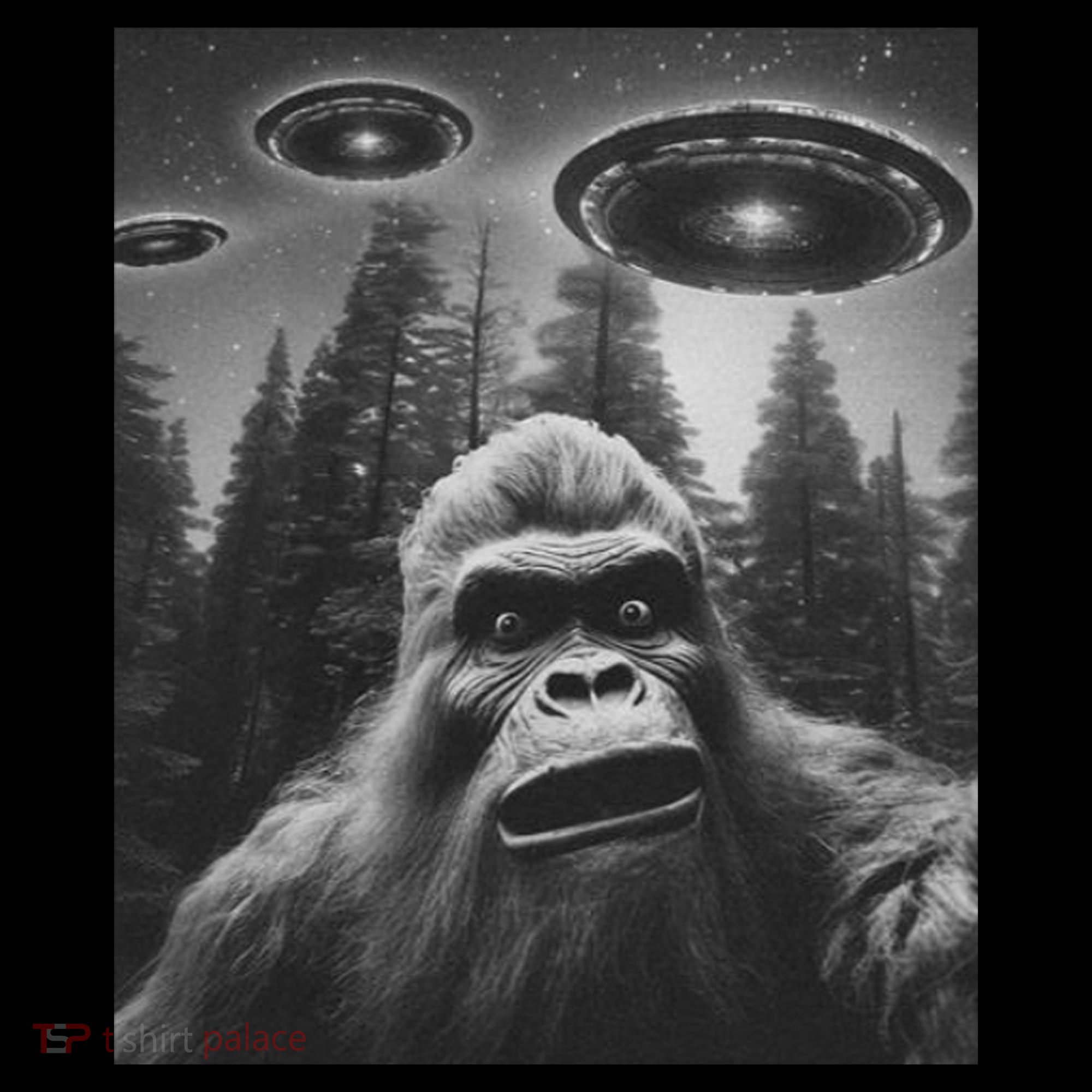 Funny Bigfoot Sasquatch Alien Ufo Coaster