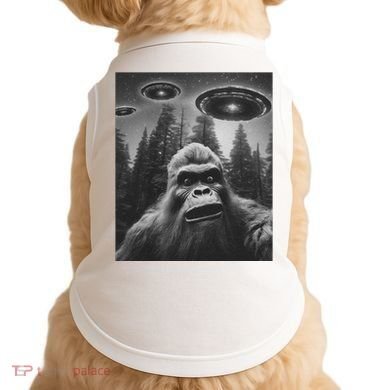 Funny Bigfoot Sasquatch Alien Ufo Doggie Tank