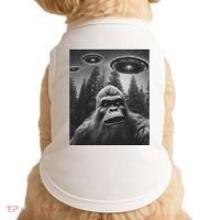 Funny Bigfoot Sasquatch Alien Ufo Doggie Tank thumb 0