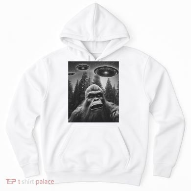Funny Bigfoot Sasquatch Alien Ufo Hoodie