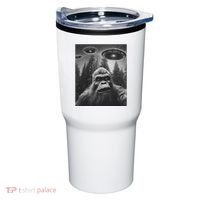 Funny Bigfoot Sasquatch Alien Ufo Tumbler thumb 0
