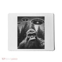 Funny Bigfoot Sasquatch Alien Ufo Mousepad thumb 0