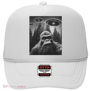 Funny Bigfoot Sasquatch Alien Ufo Hat