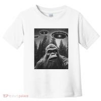 Funny Bigfoot Sasquatch Alien Ufo Toddler T-Shirt thumb 0