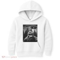 Funny Bigfoot Sasquatch Alien Ufo Kids Hoodie thumb 0
