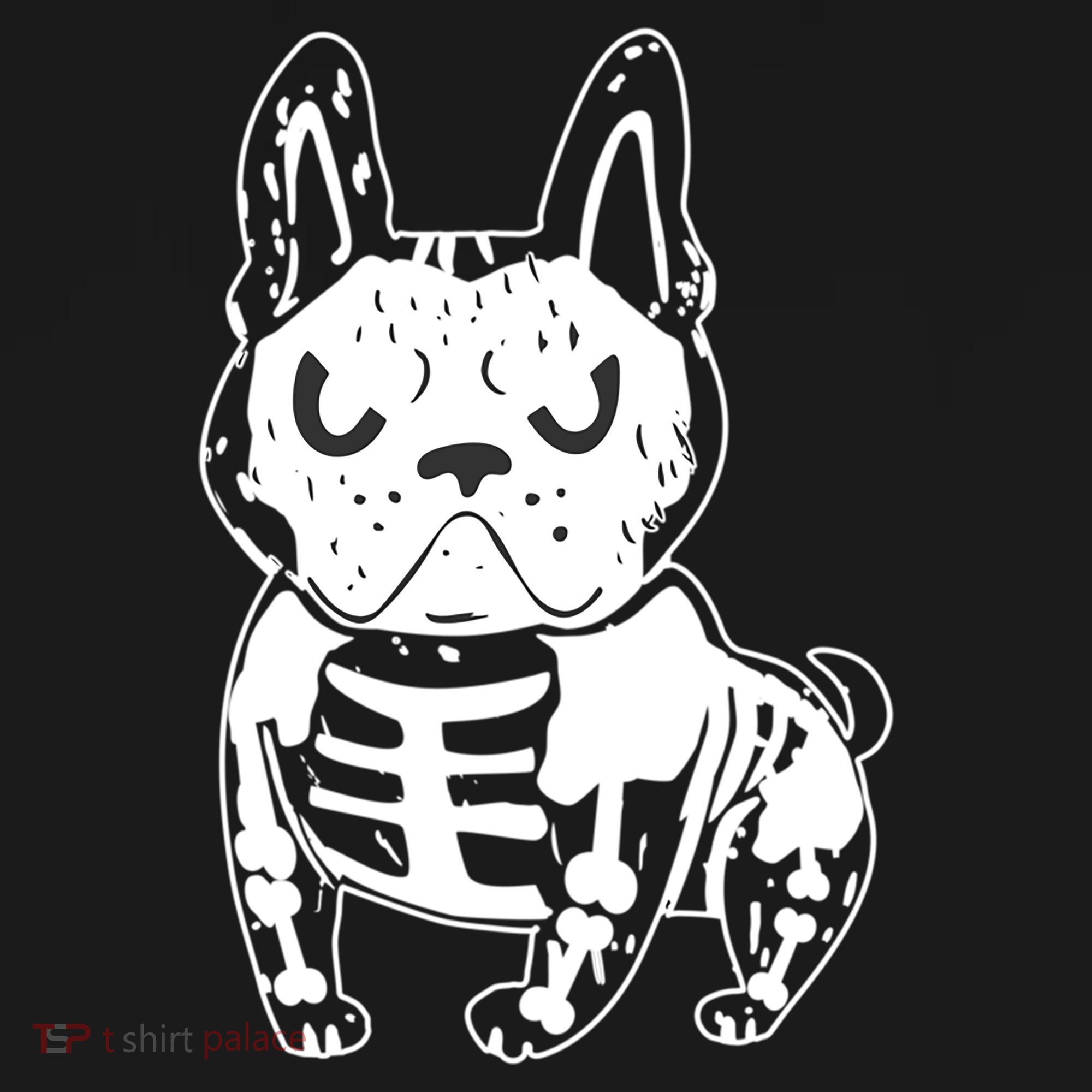 French Bulldog Skeleton Ghost Halloween Costume Gift Women's Hoodie