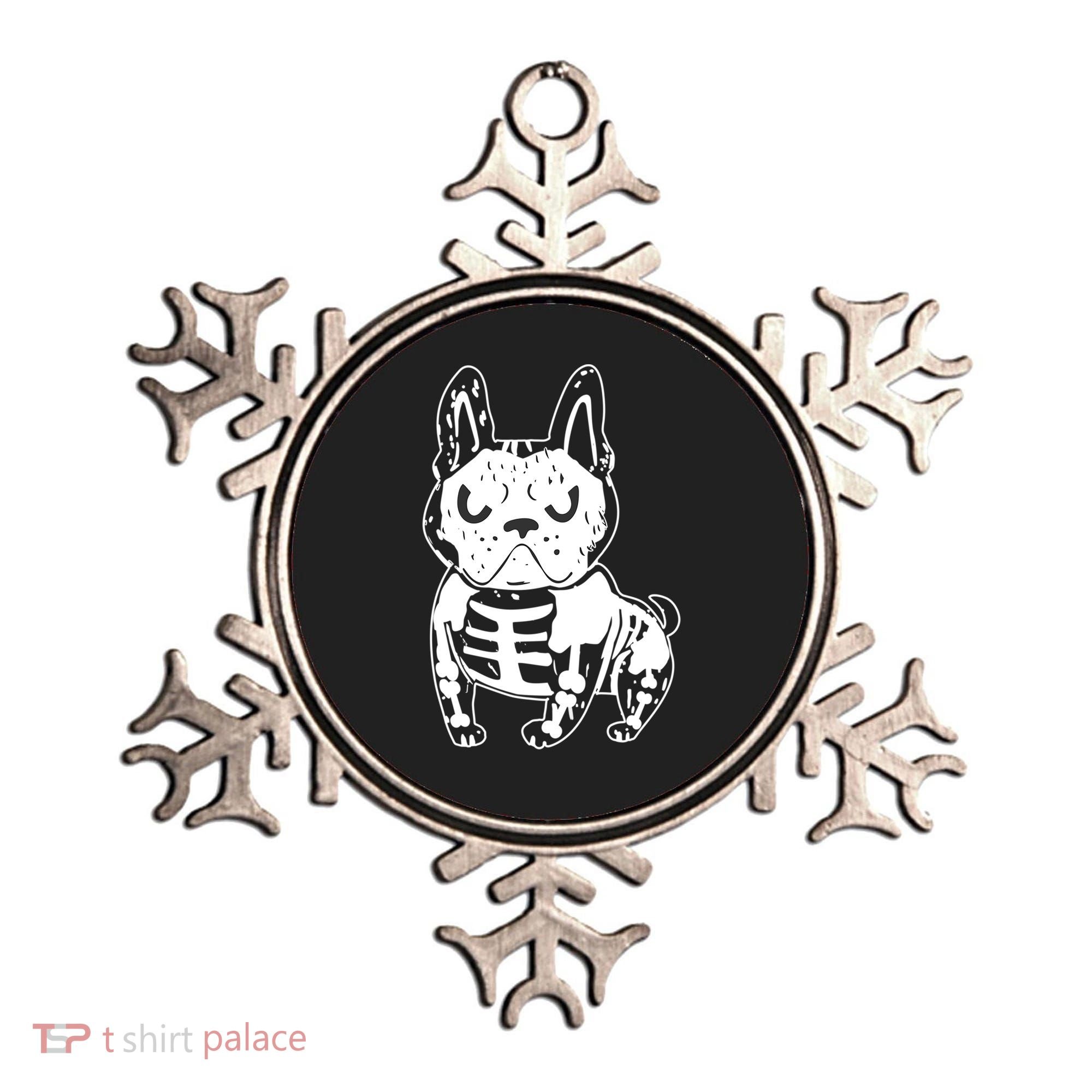 French Bulldog Skeleton Ghost Halloween Costume Gift Ornament