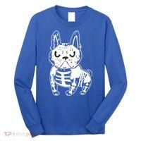 French Bulldog Skeleton Ghost Halloween Costume Gift Long Sleeve Shirt thumb 0