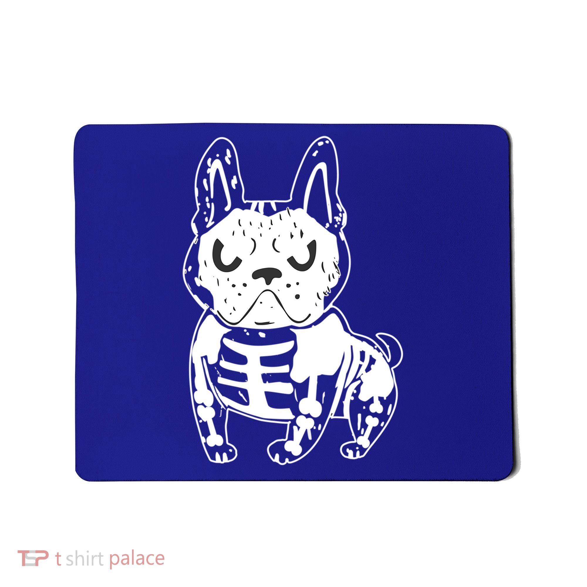 French Bulldog Skeleton Ghost Halloween Costume Gift Mousepad