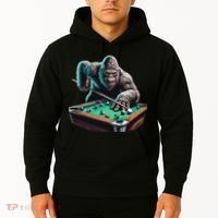 Funny Bigfoot Sasquatch Billiards Pool Player Hoodie thumb 2