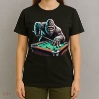 Funny Bigfoot Sasquatch Billiards Pool Player T-Shirt thumb 4