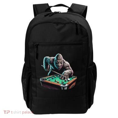 Funny Bigfoot Sasquatch Billiards Pool Player Backpack