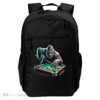 Funny Bigfoot Sasquatch Billiards Pool Player Backpack thumb 0