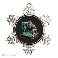 Funny Bigfoot Sasquatch Billiards Pool Player Ornament thumb 0