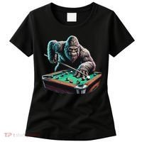 Funny Bigfoot Sasquatch Billiards Pool Player Women's T-Shirt thumb 0