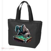 Funny Bigfoot Sasquatch Billiards Pool Player Tote Bag thumb 3