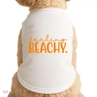 Feeling Beachy Summer Vacation Doggie Tank thumb 0