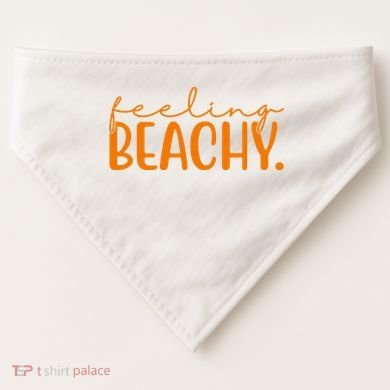 Feeling Beachy Summer Vacation USA-Made Doggie Bandana