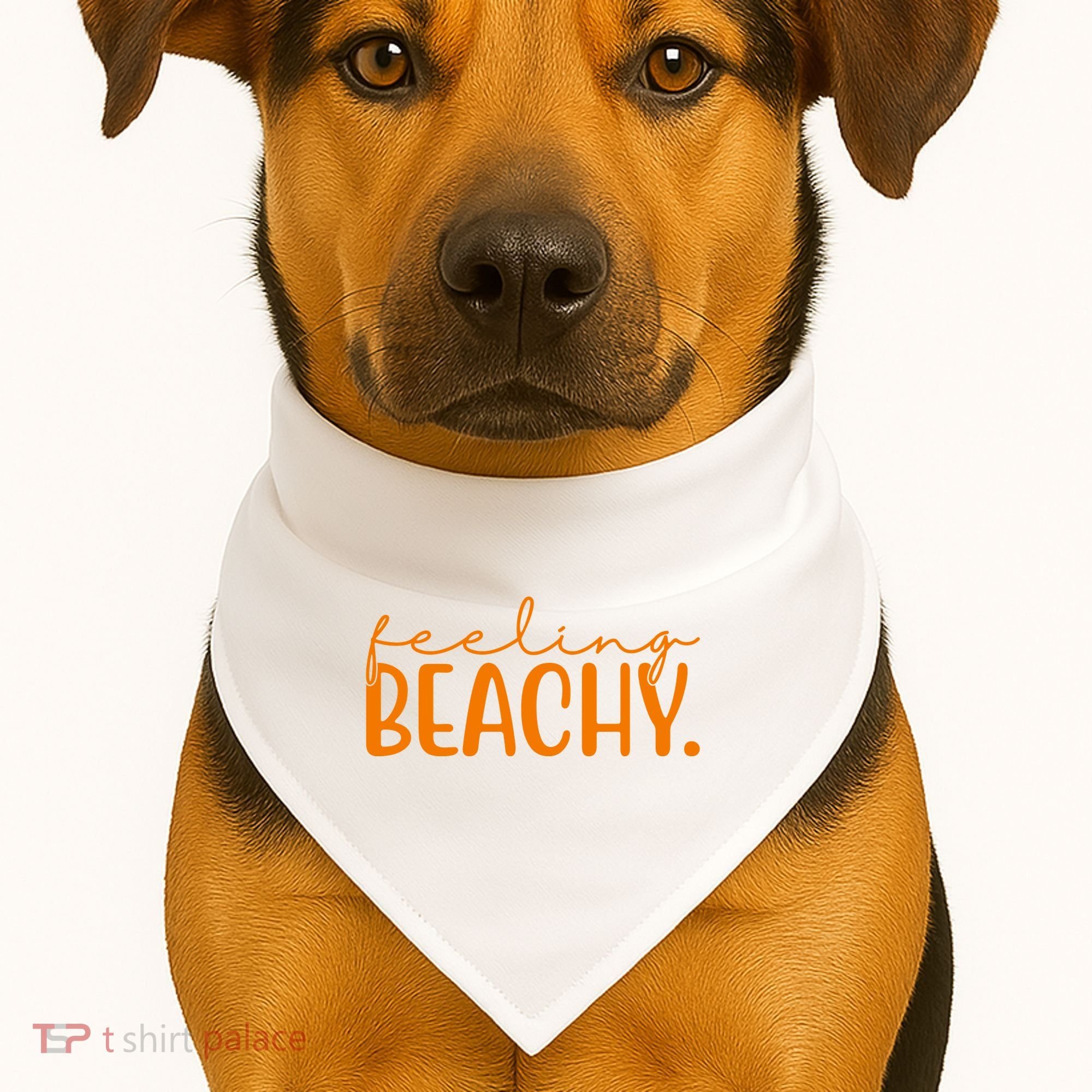 Feeling Beachy Summer Vacation USA-Made Doggie Bandana