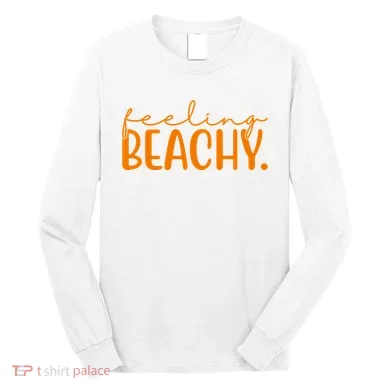 Feeling Beachy Summer Vacation Long Sleeve Shirt