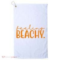 Feeling Beachy Summer Vacation Golf Towel thumb 0