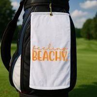 Feeling Beachy Summer Vacation Golf Towel thumb 2