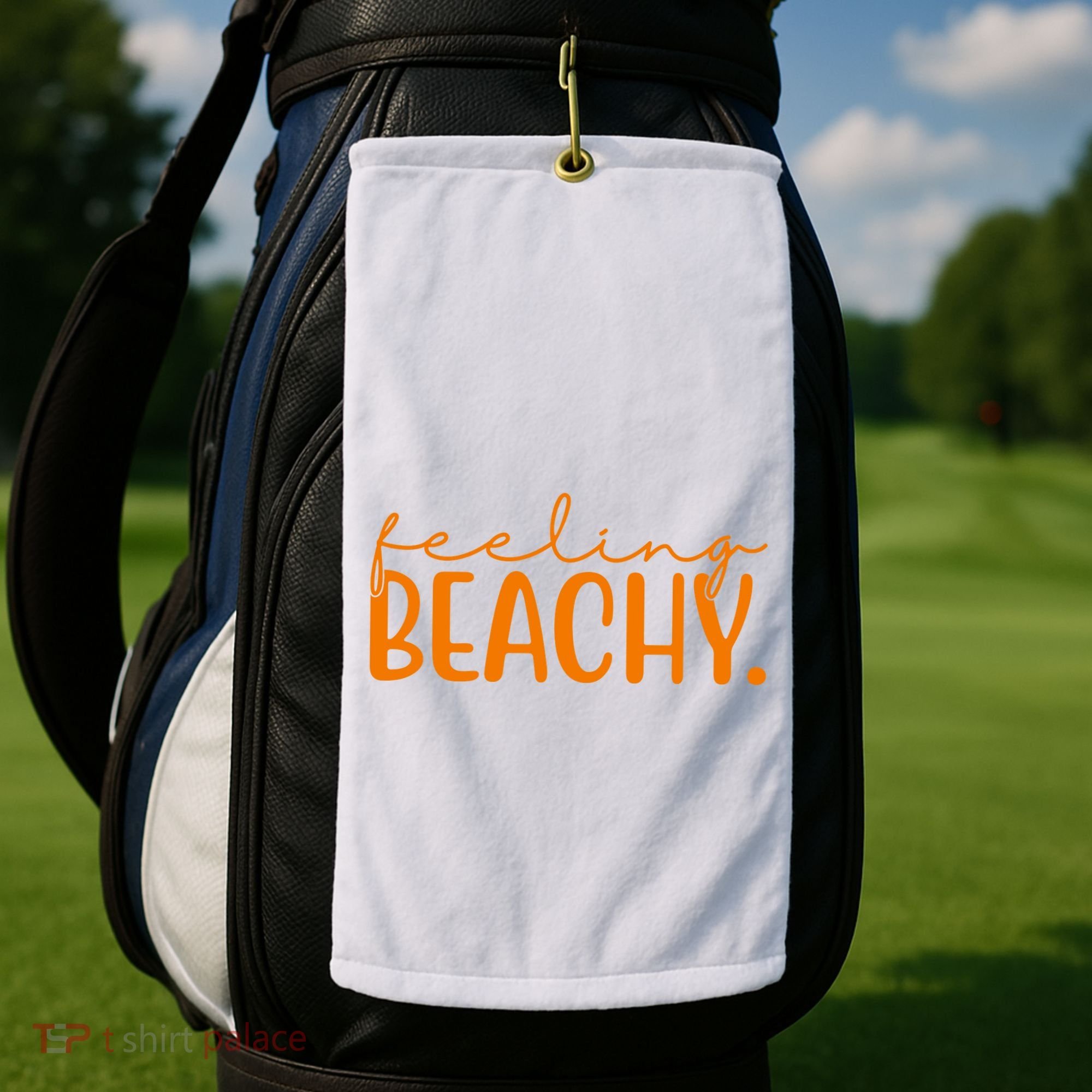 Feeling Beachy Summer Vacation Golf Towel