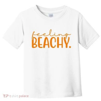 Feeling Beachy Summer Vacation Toddler T-Shirt