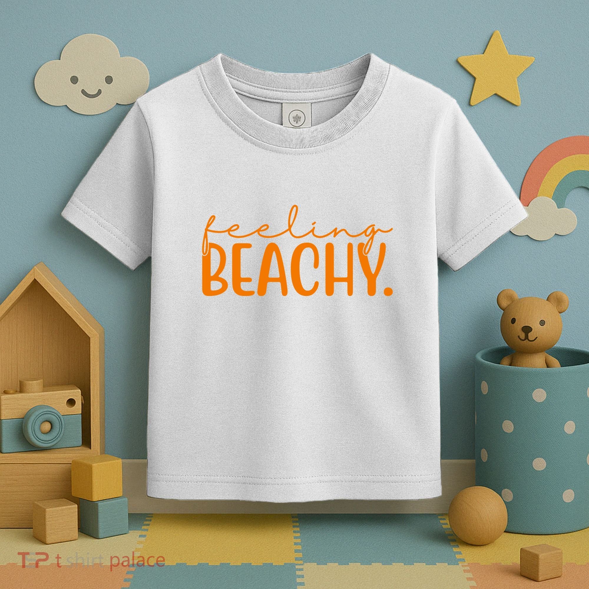 Feeling Beachy Summer Vacation Toddler T-Shirt