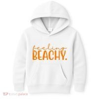 Feeling Beachy Summer Vacation Kids Hoodie thumb 0